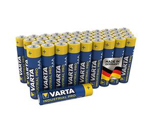 VARTA Industrial Pro AAA Micro Alkaline Batteries LR6 - 40-pack, Made in Germany