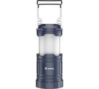 VARTA L10 LED Flashlight (Flexible Adjustable Brightness, Handles, Built-in Hook and Magnets) Blue Color for Outdoor, Camping, Adventure, DIY, Daily Life