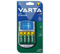 Varta Lcd Charger 4X Aa 2600Mah, 12V & Usb