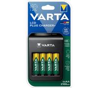 Varta Ladegerat LCD Plug Charger+ inkl. 4x AA 2100 NEW