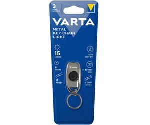VARTA LED BRIGHT KEYRING TORCH LIGHT Car/House KEY FOB RING BATTERY INCLUDED