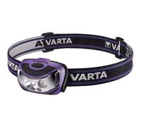 VARTA Light Torch Head lamp Robust (Drop Test 2 m) and Splash-Proof (IPX4) housing, Purple
