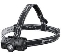 VARTA Indestructible H20 Pro 4 Watt LED Head lamp, Work Light, incl. 3X AAA Longlife Power Batteries, Waterproof and dust-Resistant, absorbs, Impact, Break-Proof Lens and Reflector, Black