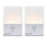 VARTA LED Motion Sensor Night Light, Twinpack, 2X, 3 m Range | Motion Sensor Night Light Twin Pack, automatic shut-off, 3 mounting options, without Batteries, shockproof and reliable