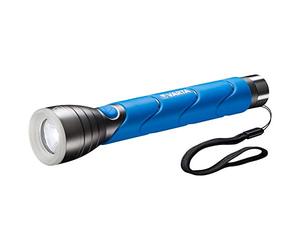 VARTA LED Outdoor Sports Torch F30 (5 Watt, incl 3x LONGLIFE Power C batteries Flashlight Light with photoluminescent rubber ring on the light head, IPX4 splash-proof housing)
