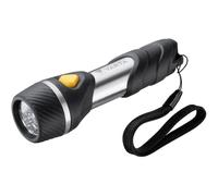 VARTA LED Torch, Day Light Multi LED F10, Mini Torch 5 LEDs | shockproof 3-component housing, aluminium and rubber, wrist strap, incl. 1x AA battery, robust, long-lasting housing