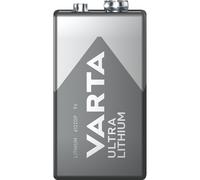 VARTA Lithium 9V Block 6LR61 Batteries (1-pack) - ideal for digital cameras, toys, GPS devices, sporting and outdoor applications