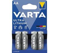 VARTA Lithium AA Mignon LR06 Batteries (4-pack) - ideal for digital cameras, toys, GPS devices, sporting and outdoor applications