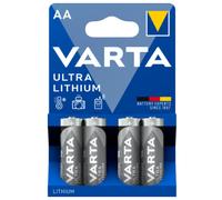 Varta Professional AA Lithium Batteries 1.5 V / 2900 mAh/Blister Pack of 4