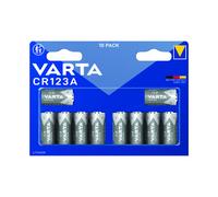 Varta Lithium Battery CR123A/CR17345 3V Cylindrical (Pack 10)
