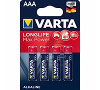 Varta Long Life 4703 Max Power Batteries, AAA, 4-Blister