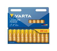Varta Longlife AA Alkaline Battery 1.5V (Pack of 20) 4106101720