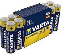 Varta Longlife AA (LR6) Batteries Alkaline Pack of 16