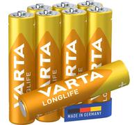 Varta Longlife Alkaline Batteries Aaa Lr03 X 8