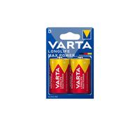 4 VARTA Longlife D LR20 Batteries Alkaline Max Power MN1300 1.5V Mono 2BL New