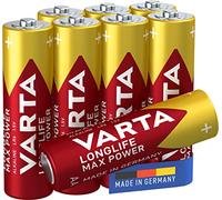 Varta Longlife Max Power AA Battery (Pack of 8) 04706101418