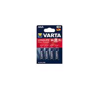 VARTA Longlife Max Power Alkaline Battery, Micro (AAA), Contents: 4