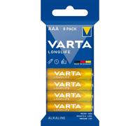 Varta Longlife Micro Aaa Battery 4103 (Pack Of 8)