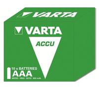 Varta Rechargeable Batteries AAA 800mAh (Pack of 10) 56703101111