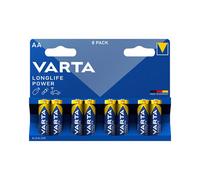 Varta Longlife Power 1.5V Aa Batteries, Pack Of 8