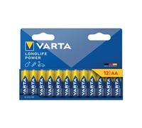 Varta Longlife Power AA Alkaline Battery 1.5V (Pack of 12) 4906121782