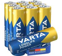 VARTA Longlife Power AA Mignon LR06 Alkaline Battery (10-pack) - Made in Germany - ideal for toys, torches, controllers and other battery-powered devices