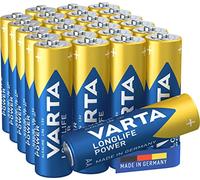 VARTA Longlife Power AA Mignon LR6 Battery (Pack of 24) Alkaline Battery - Made in Germany - Ideal for Toy Torch Controller and Other Battery-Operated Devices