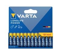 Varta Longlife Power AAA Alkaline Battery 1.5V (Pack of 12) 4903121782