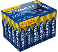 Varta Loglife Power AAA Alkaline Battery 1.5V (Pack of 24) 4903121134