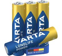Varta High Energy Alkaline AAA 1.5V Battery Pack of 4