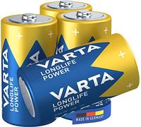 Varta Longlife Power C Alkaline Battery 1.5V (Pack of 4) 4914121424