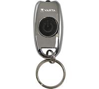 Varta Metal Key Chain Light LED with 2 x CR2016 Button Cells, Zinc alloy, Silver