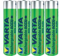 Varta AAA Rechargeable Accu Battery NiMH 800 mAh (4 Pack) 56703101404