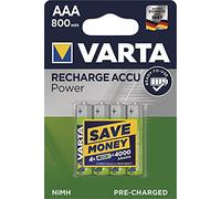 Varta NiMH Longlife Battery 800 mAh Micro AAA/HR03 Pack of 4