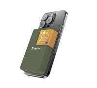 VARTA Power Bank 5000 mAh, Mag Pro, magnetic, wireless, colour olive green | Power on Demand, wireless charging for MagSafe and Qi, charger with USB Type C, compatible with iPhones and Android