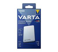 VARTA Power Bank 5000mAh USB C 3-Port Fast Charging White
