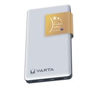 VARTA Power Bank Energy 10000 mAh, 20 W, USB C, USB A, Li-Polymer battery | slim design with pass-through charging, for up to 3 devices at once, LED charge indicator, in harging cable