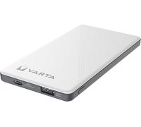 Varta Power Bank Energy 5000mmAh, including charging cable (1x Micro USB input, 2x USB A outputs, 1x bidirectional USB Type C connection, quick charging with up to 15 Watts)