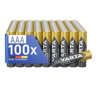 VARTA Power on Demand AAA Micro Batteries (100-pack, economy pack in environmentally-friendly packaging - smart, flexible and powerful - e.g. for comp