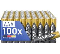 VARTA Power on Demand AAA Micro Batteries (100-pack, economy pack in environmentally-friendly packaging - smart, flexible and powerful - e.g. for computer accessories, Smart Home devices or torches)