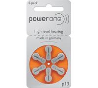 Varta Powerone P 13 PR48 Hearing Aid Batteries, 1.4 V, 310 mAh, Pack of 60
