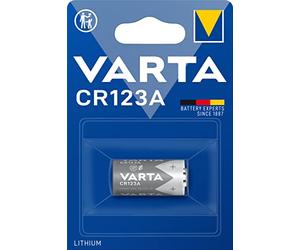 Varta Professional CR 123 A Lithium for Photographic, Digital, MP3, 1 Piece
