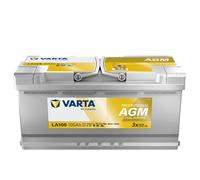 Varta Professional Dual Purpose AGM (LA50) 12 V 50 Ah 540 A Lead Acid Battery for Motorhomes, Caravans and Boats - Starter and Auxiliary Battery for High Energy Requirements