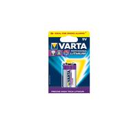 Varta Professional Lithium 9 V Batteries - (Li-ion), Prismatic, 9 V, -20 - 60 C, 2.65 cm, 1.75 cm)