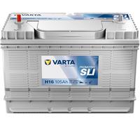 VARTA ProMotive SLI (H16) 12 V 105 Ah 800 A Robust Wet Battery for Commercial Vehicles Vibration-Resistant Starter Battery Car with High Energy Demand Lead Acid Battery with Reliable Starting Power