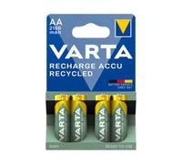 4 VARTA RECHARGE ACCU RECYCLED AA BATTERIES LR6 2100mAh NiMH 1.2V HR6 4BL NEW