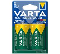 Varta Rechargeable Battery Power Battery Mono D NiMH 3000mAh (2 Blister)