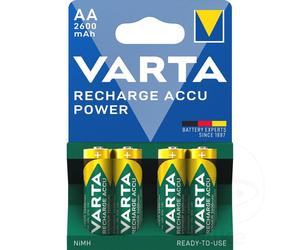 Varta Rechargeable Mignon Aa Va 4Er Blister Recharge Accu Power 2600mah