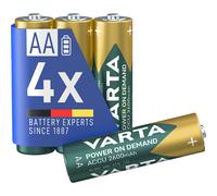 VARTA Rechargeable Ready2Use Pre-Charged AA Mignon Ni-Mh Battery (4-pa