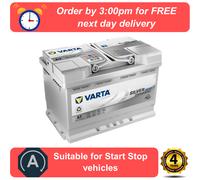 VARTA Silver AGM A7 E39 096AGM Battery BMW X1 20 xDrive20d E84